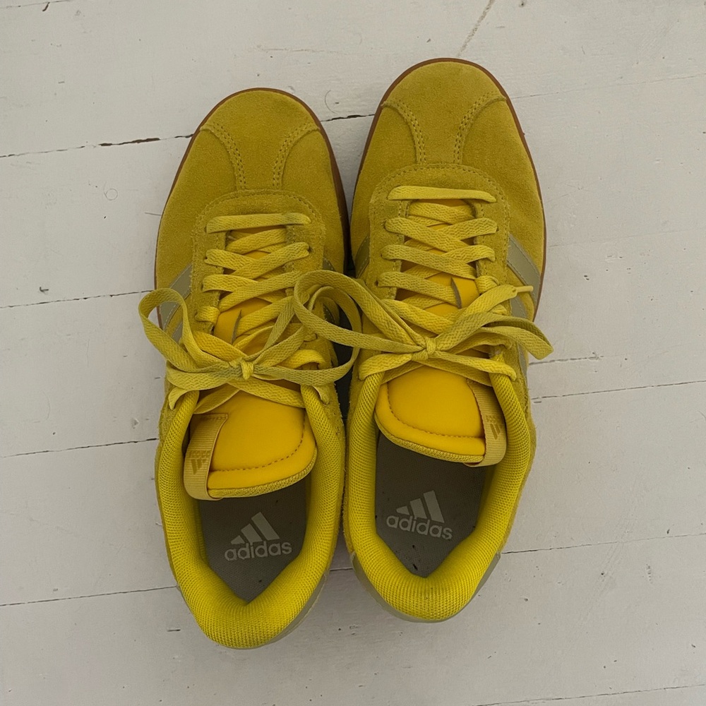 Adidas Vibrant Yellow Athletic Shoes